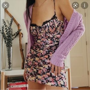 FOR LOVE AND LEMONS GARDENIA DRESS